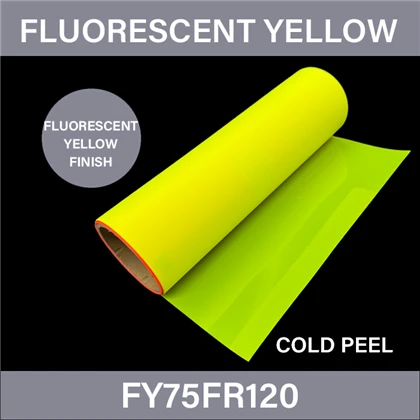 Pel·lícula groga fluorescent per a DTF
